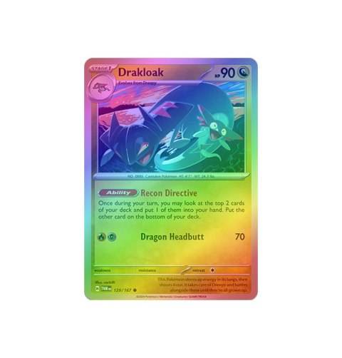 Drakloak 129/167 - Reverse Holo Drakloak 129/167 - Reverse Holo
