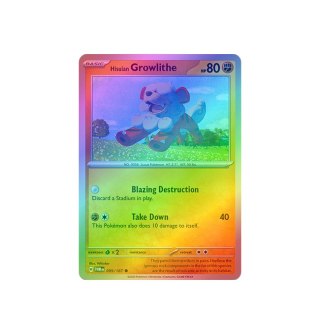 Hisuian Growlithe 099/167 - Reverse Holo