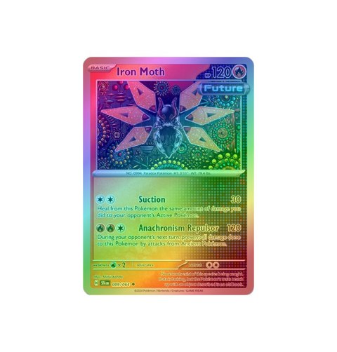Iron Moth 009/064 - Reverse Holo Iron Moth 009/064 - Reverse Holo