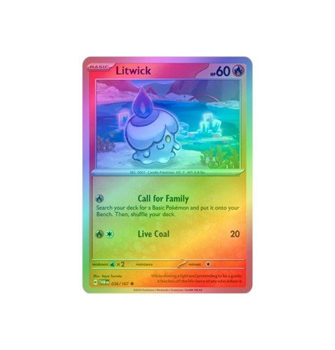 Litwick 036/167 - Reverse Holo Litwick 036/167 - Reverse Holo