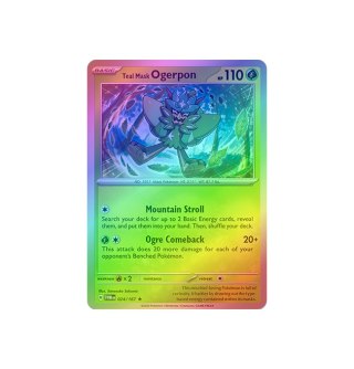 Teal Mask Ogerpon 024/167 - Reverse Holo