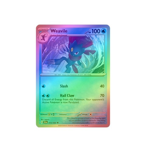 Weavile 014/064 - Reverse Holo Weavile 014/064 - Reverse Holo