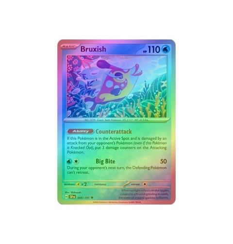 Bruxish 049/191 - Reverse Holo Bruxish 049/191 - Reverse Holo