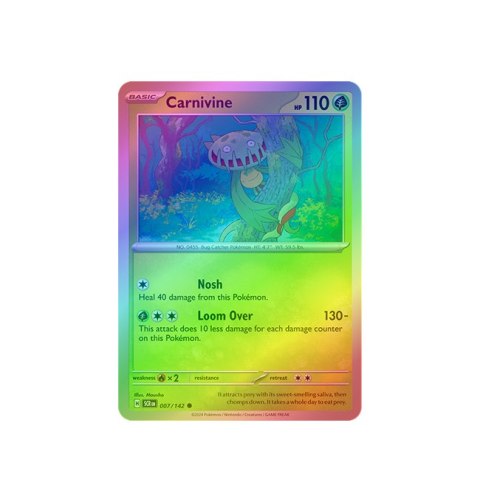 Carnivine 007/142 - Reverse Holo Carnivine 007/142 - Reverse Holo