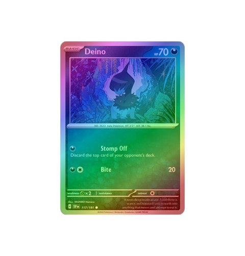 Deino 117/191 - Reverse Holo Deino 117/191 - Reverse Holo