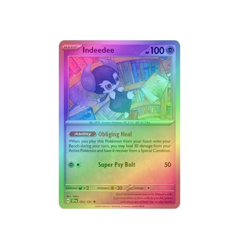 Indeedee 093/191 - Reverse Holo Indeedee 093/191 - Reverse Holo
