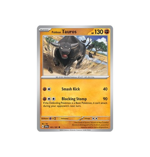 Paldean Tauros 101/191 Paldean Tauros 101/191