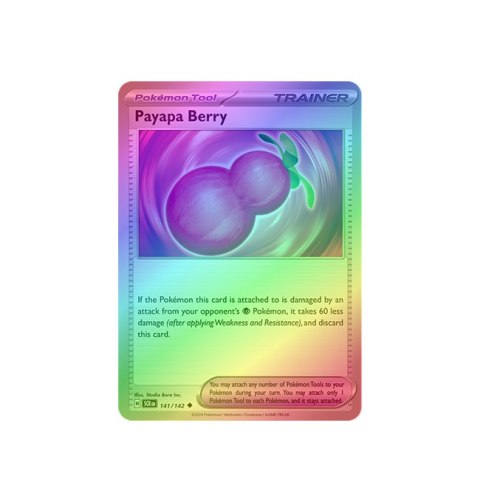 Payapa Berry 141/142 - Reverse Holo Payapa Berry 141/142 - Reverse Holo