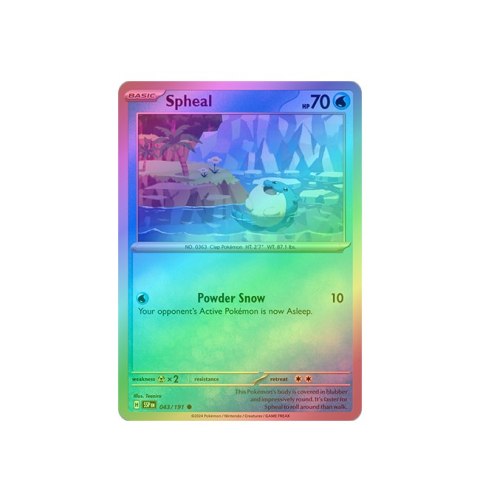Spheal 043/191 - Reverse Holo Spheal 043/191 - Reverse Holo