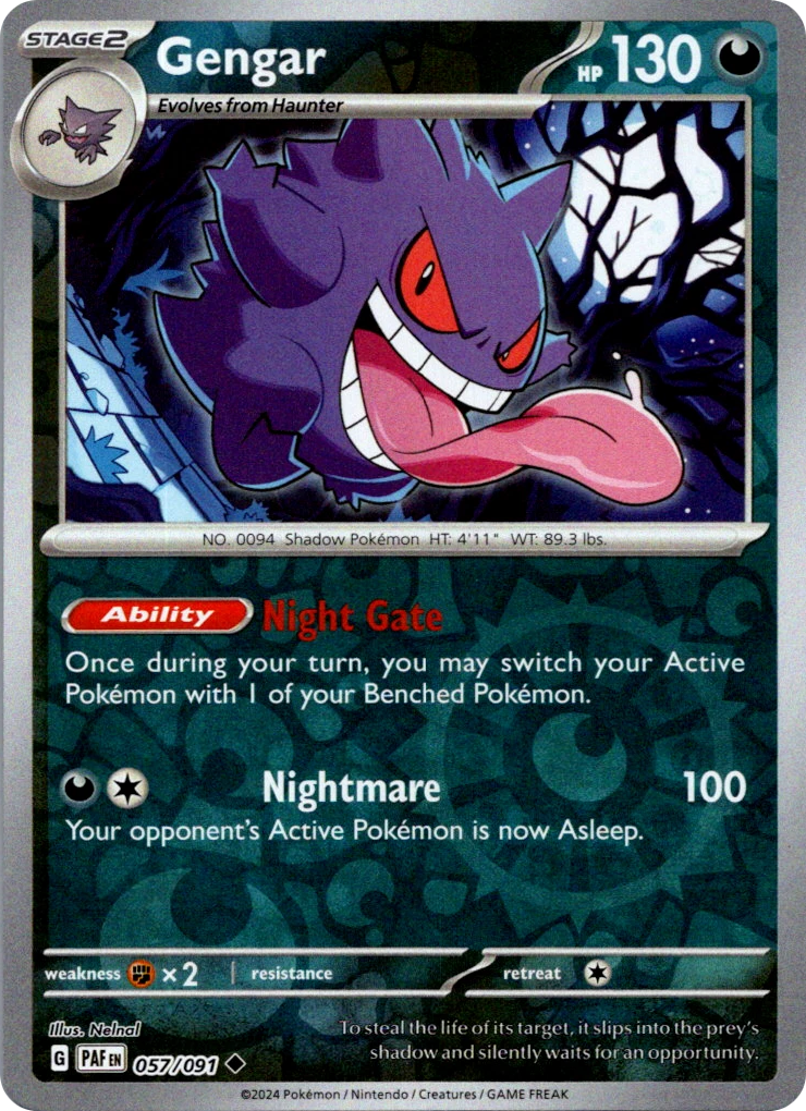 Gengar PAF 057 Reverse